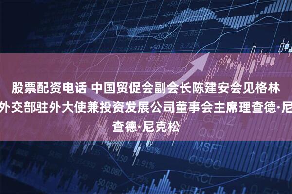 股票配资电话 中国贸促会副会长陈建安会见格林纳达外交部驻外大使兼投资发展公司董事会主席理查德·尼克松